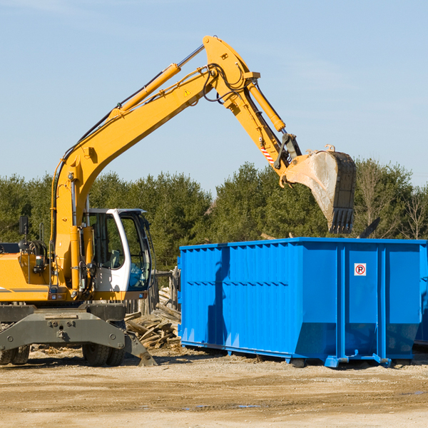 what happens if the residential dumpster is damaged or stolen during rental in James Island